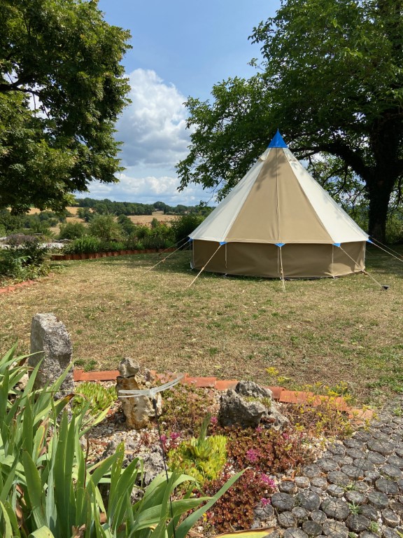 UTLT Bell Tent Woodland Camping, Charente