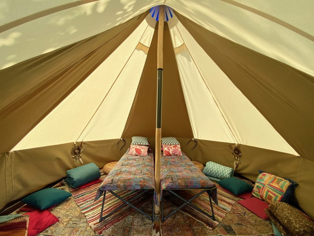 UTLT Bell Tent Woodland Camping, Charente