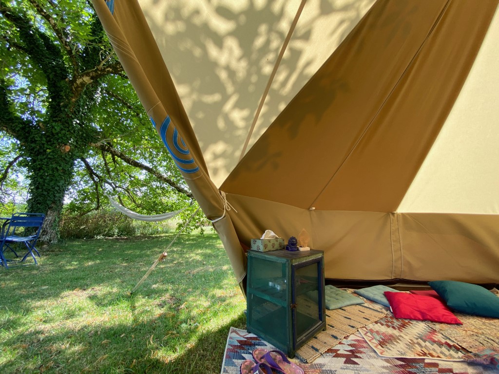 UTLT Bell Tent Woodland Camping, Charente