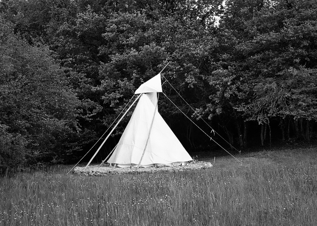 Tipi Accommodation at UTLT, South West France