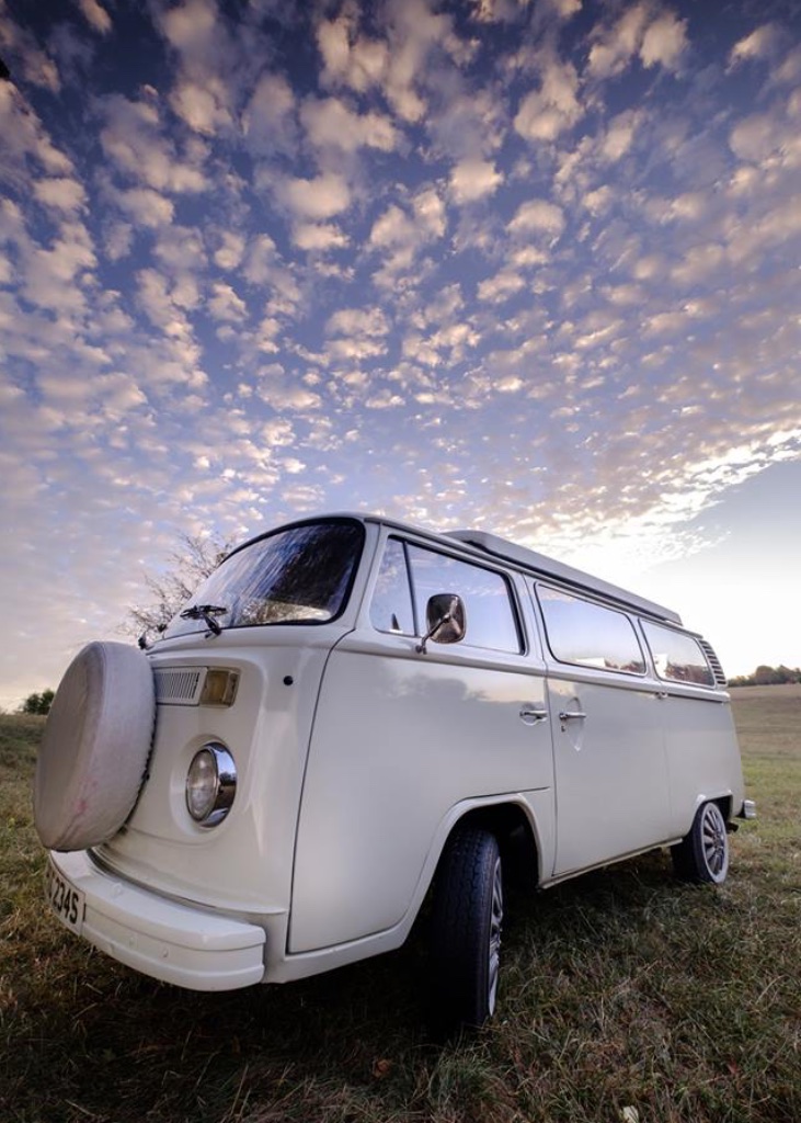 Vintage VW Kombi Camping Holidays, Charente, France