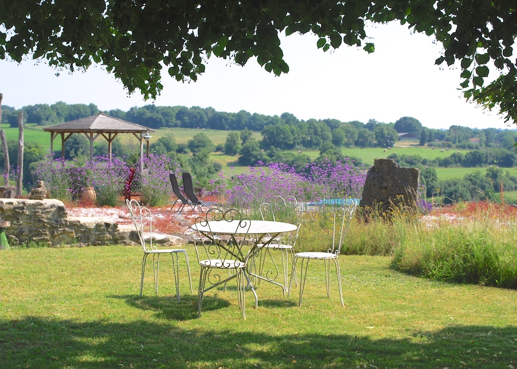 Gardens at UTLT Charente, South West France