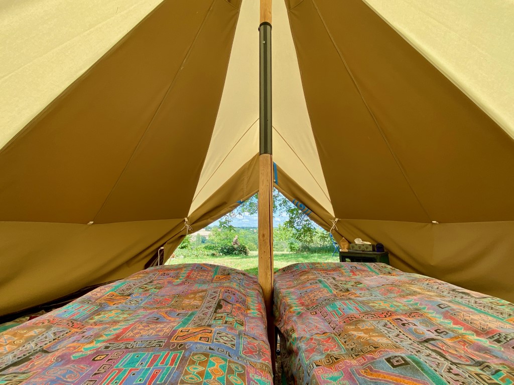Bell Tent Camping at UTLT Bed and Breakfast