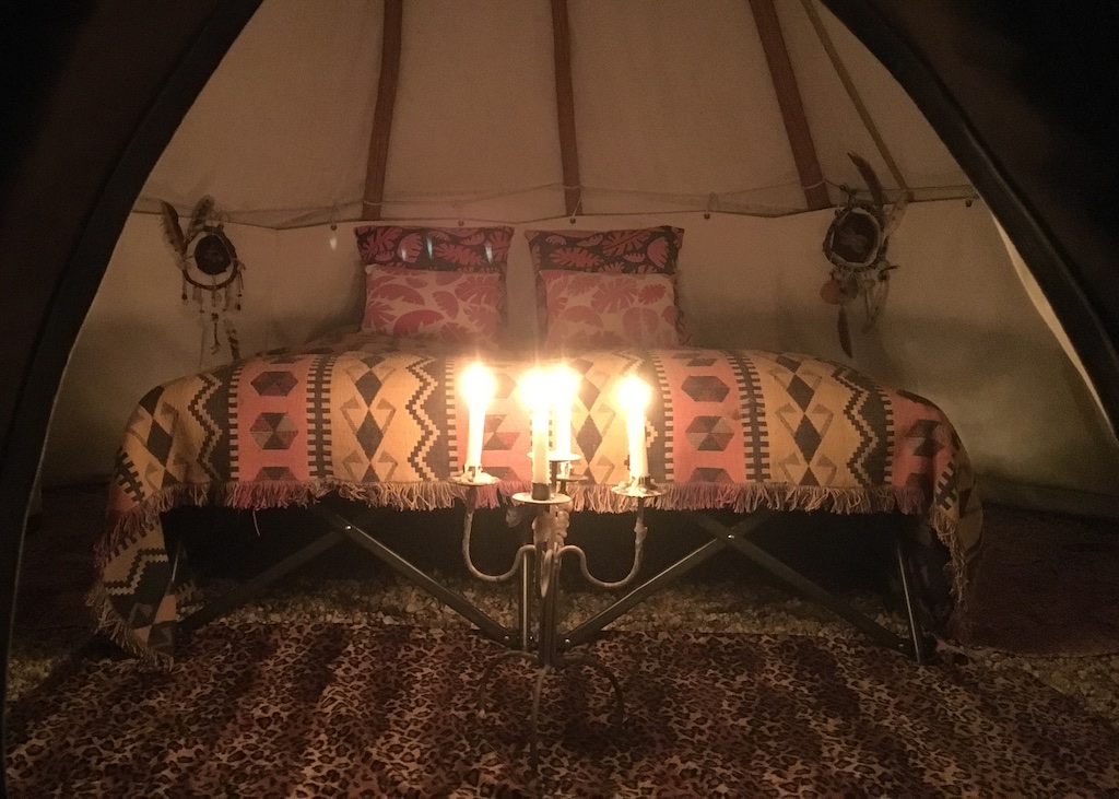 Tipi Camping at UTLT Bed and Breakfast